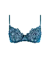 Bonbon Lingerie Women's Blue Nixie Underwired Bra In Blue