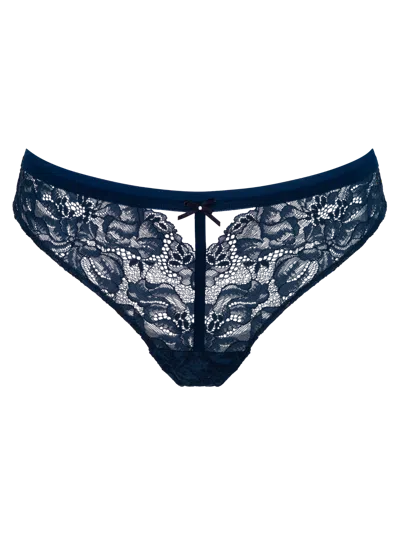 Bonbon Lingerie Women's Blue Sage Thong