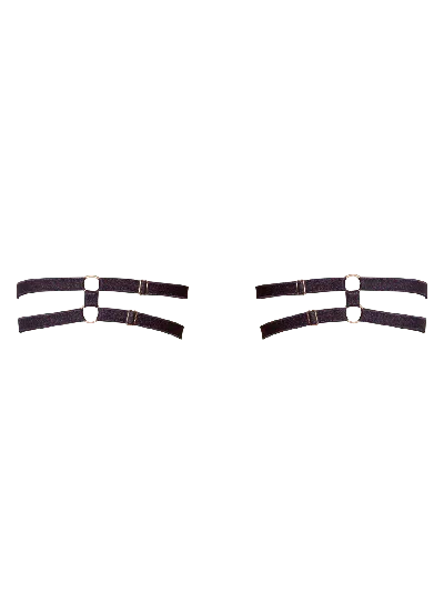 Bonbon Lingerie Women's Brown Harmony Garters