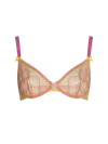 Bonbon Lingerie Women's Echo Underwired Bra In Green/orange/pink