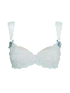 Bonbon Lingerie Women's Green Mariposa Push-up Bra