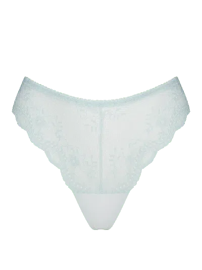 Bonbon Lingerie Women's Green Mariposa Thong