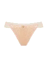 Bonbon Lingerie Women's Neutrals Angelina Thong Nude In Brown