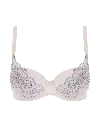 Bonbon Lingerie Women's Neutrals Hope Push-up Bra In Gray/pink