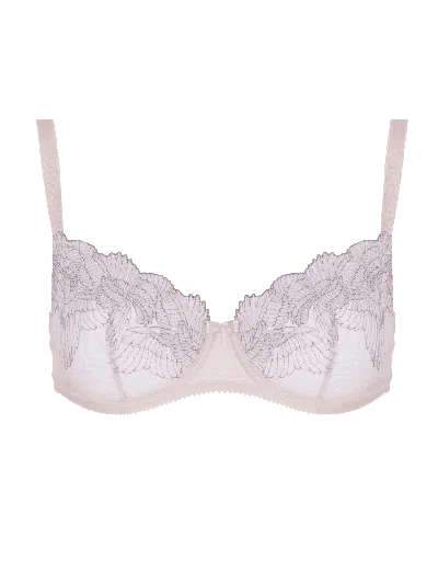 Bonbon Lingerie Women's Neutrals Hope Underwired Bra In Gray/pink