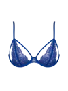 Bonbon Lingerie Women's Pamela Ouvert Bra Royal Blue In Blue