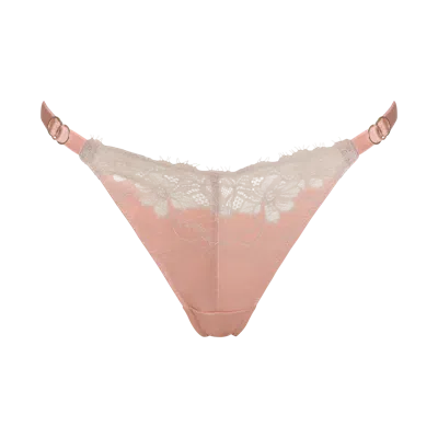 Bonbon Lingerie Women's Pink Miranda Cheeky Full Brief