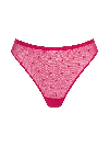 Bonbon Lingerie Women's Pink / Purple Heartbeat Thong In Pink/purple