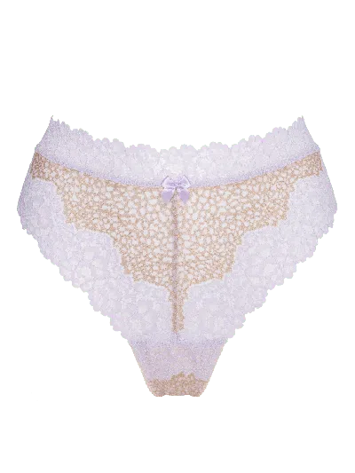 Bonbon Lingerie Women's Pink / Purple Nymph Thong In Pink/purple