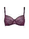 Bonbon Lingerie Women's Pink / Purple Stardust Plum Underwired Bra In Pink/purple