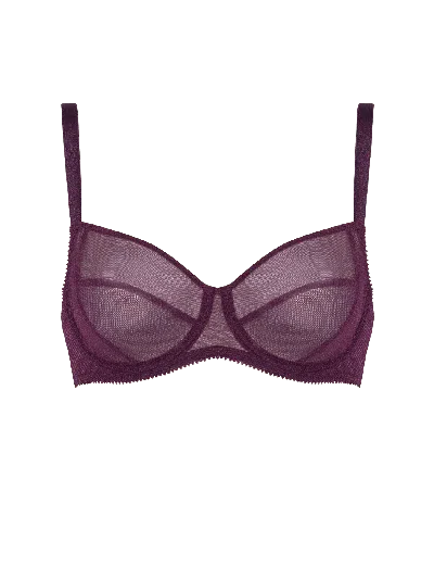 Bonbon Lingerie Women's Pink / Purple Stardust Plum Underwired Bra In Pink/purple