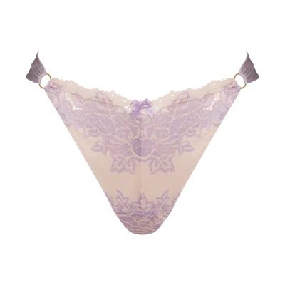Bonbon Lingerie Women's Purple Lucinda Brief In Pink