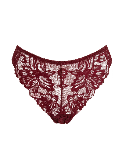 Bonbon Lingerie Women's Red Blossomforth Thong