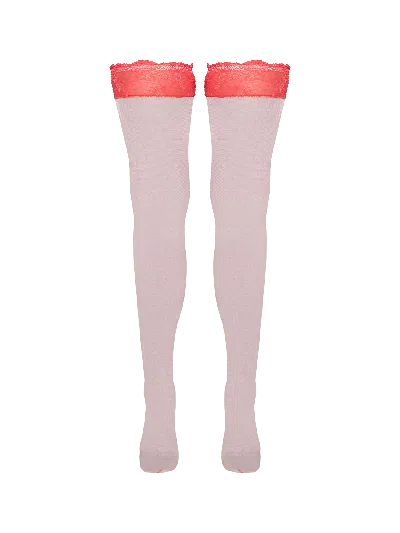 Bonbon Lingerie Women's Red Griselda Stockings