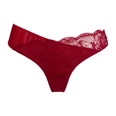 Bonbon Lingerie Women's Red Rosabella Full Brief