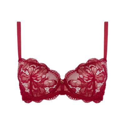 Bonbon Lingerie Women's Red Rosabella Push-up Bra In Black