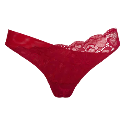 Bonbon Lingerie Women's Red Thong