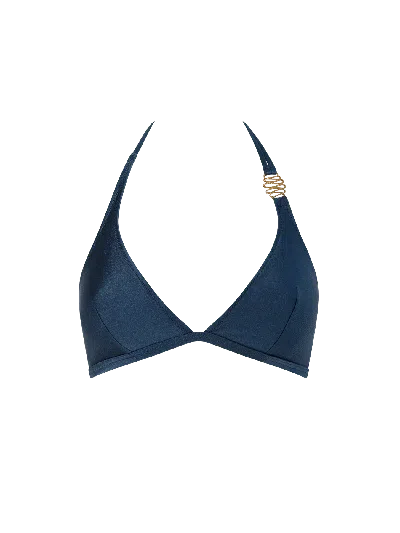 Bonbon Lingerie Women's Siren Smoke Grey Triangle Bikini Top