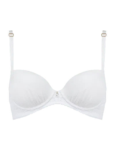 Bonbon Lingerie Women's White Angelina Push-up Bra Ivory