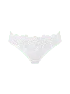 Bonbon Lingerie Women's White Jewel Full Brief In White