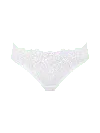 Bonbon Lingerie Women's White Jewel Thong In White