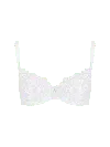 Bonbon Lingerie Women's White Jewel Underwired Bra In White