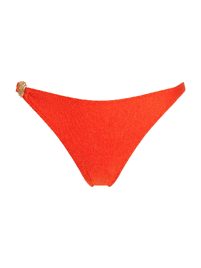 Bonbon Lingerie Women's Yellow / Orange Siren Orange Bikini Panty In Yellow/orange