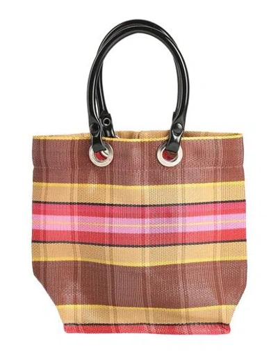 Bonchey Woman Handbag Brown Size - Textile Fibers