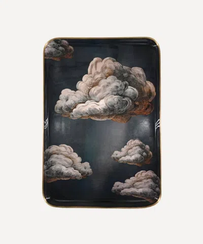 Boncoeurs Cloud Reception Tray Set Of Two In Black