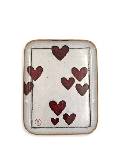 Boncoeurs Demi Plateau Coeur À Jouer In Multi