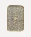 Boncoeurs Flower Verdigris Rectangular Tray