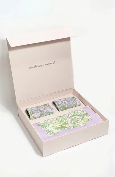 Bond & Grace Lovescape Table Linens Set In Purple