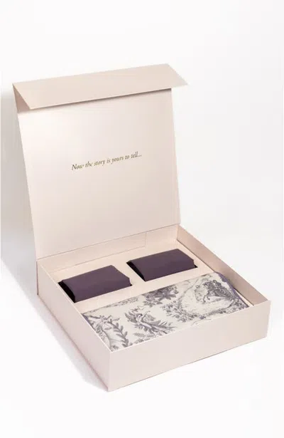 Bond & Grace The Heroines Table Linens Set In Purple
