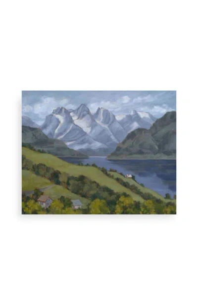 Bond & Grace The Tranquility Of Home By Anne Corlette, 8x10 Art Print In Blue