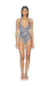 Bond Eye Andrea Reversible One Piece In Pattern