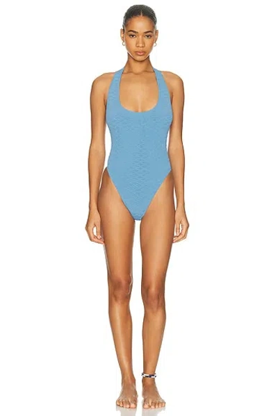Bond Eye Ava One Piece Swimsuit In Blue