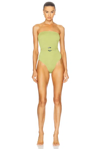 Bond Eye Belt Fane One Piece In Herbal Shimmer