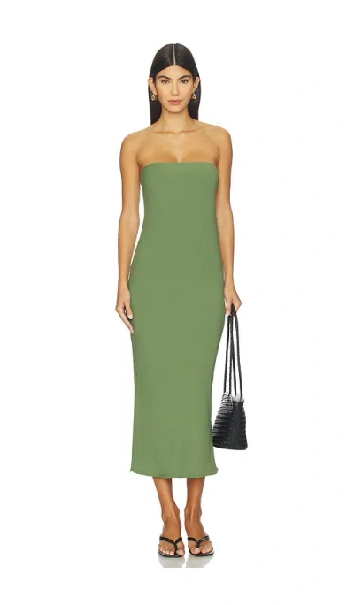 Bond Eye Freya Maxi Dress In Green