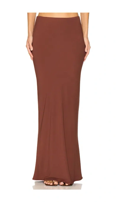 Bond Eye Freya Maxi Skirt In Brown