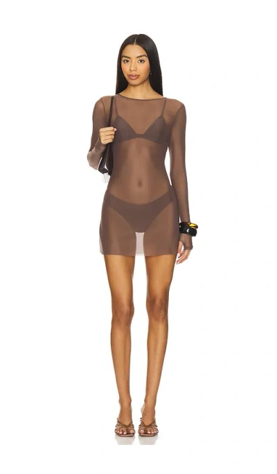 Bond Eye Gisele 2.0 Mini Dress In Brown