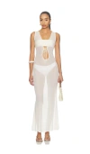 Bond Eye Harper Maxi Dress In White