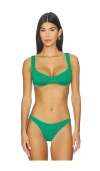 Bond Eye Levi Balconette Bikini Top In Multi