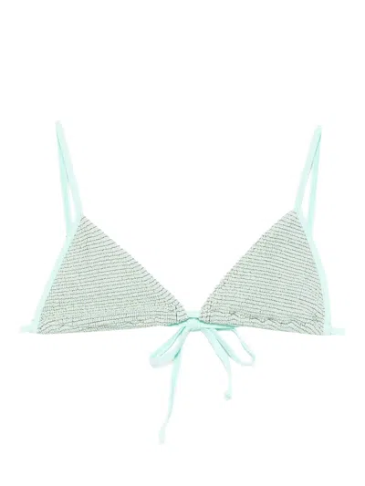 Bond Eye Luana Triangle Bikini In Blue