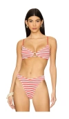 Bond Eye Ring Lissio Crop Top In Rooibos Stripe