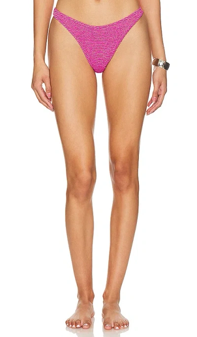 Bond Eye Sinner Brief Bikini Bottom In Wildberry