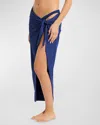 Bond-eye Swim Jinx Maxi Sarong Coverup In Sapphire