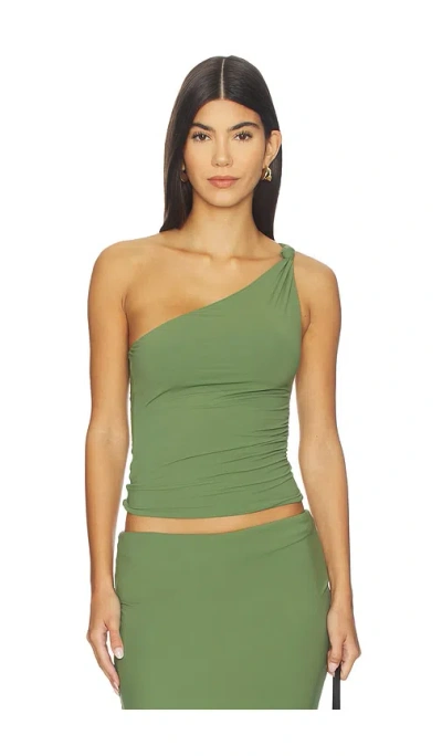 Bond Eye Wren One Shoulder Top In Brown
