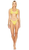 Bond Eye X Revolve Bikini Set In Yellow Eco