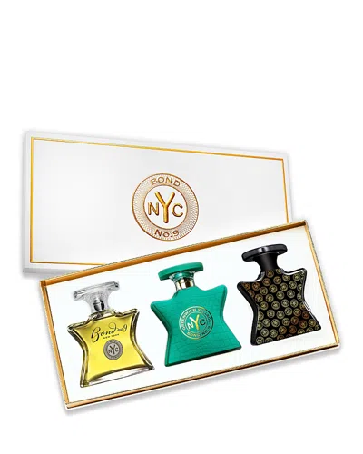 Bond No. 9 New York Luxe Fragrance Trio For Men ($880 Value) In White