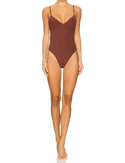 Bondeye Alana One Piece Swimsuit In Toasted In Brown